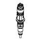 New 2011-2012 Fits Chrysler 3500, 4500, 5500 Injector-Fuel - Part # 68086182AA