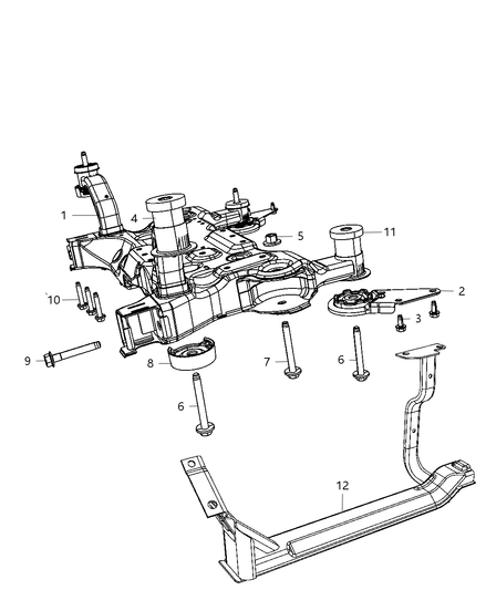 Crossmember Front Suspension