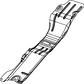 New 2012-2013 Fits Chrysler 1500 Shield-Exhaust Extension Pipe - Part # 68159405AA