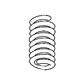 New 2007-2013 Fits Chrysler 3500, 4500, 5500 Front Coil Spring - Part # 52122304AA