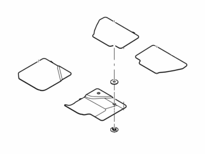 Kit - Contour Carpet Mat - Frt/Rear