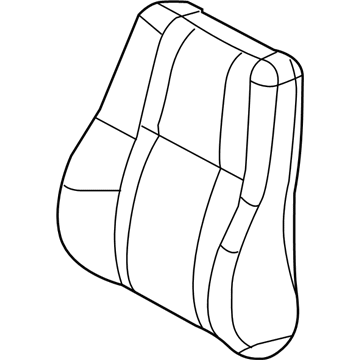 New 2018-2020 Fits Chrysler Grand Cherokee Front Seat Back Cover - Part # 6RL23HL1AA