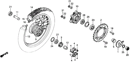 Spoke Set A (B9X160.5)