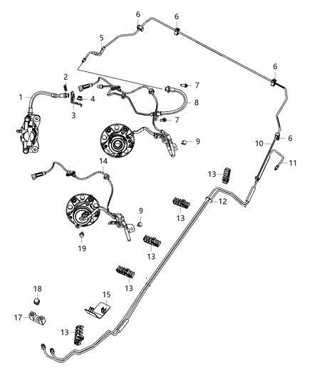 Bracket Brake Hose