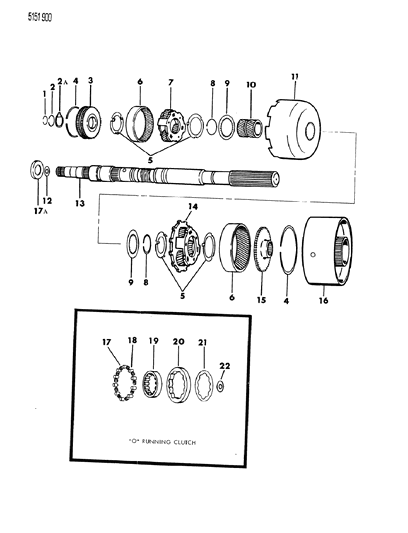 Snap Ring, Output Shaft, .946" I.D., .040" Thk.