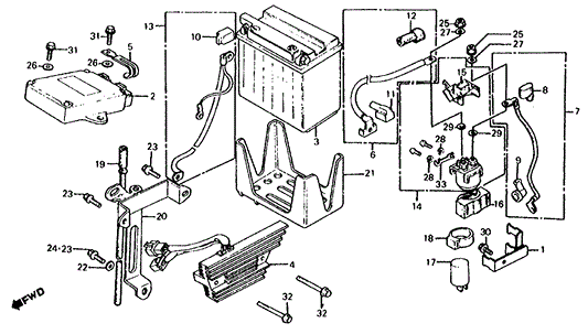 Rectifier Assy., Regulate(Replaces 31600-Mj1-780)