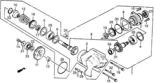 Shim, Final Driveshaft (0.90)
