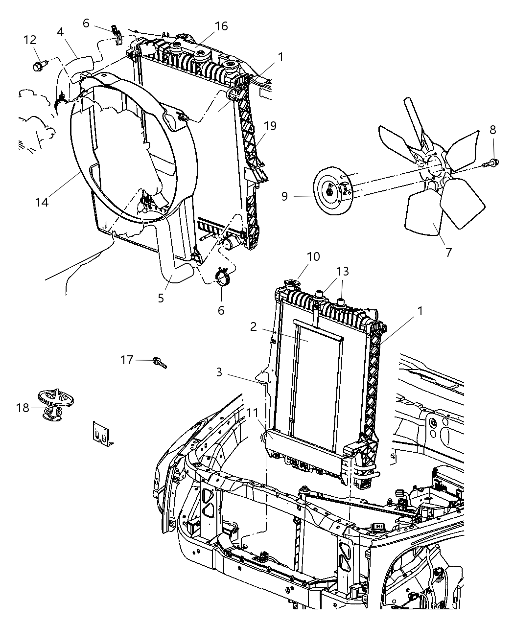 Hose Radiator Outlet