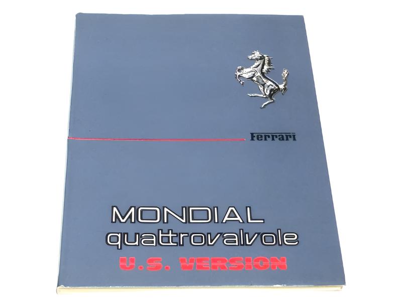 New OEM 1983 Ferrari Mondial QV U.S. Version Owners Handbook Manual Cat. 265/83