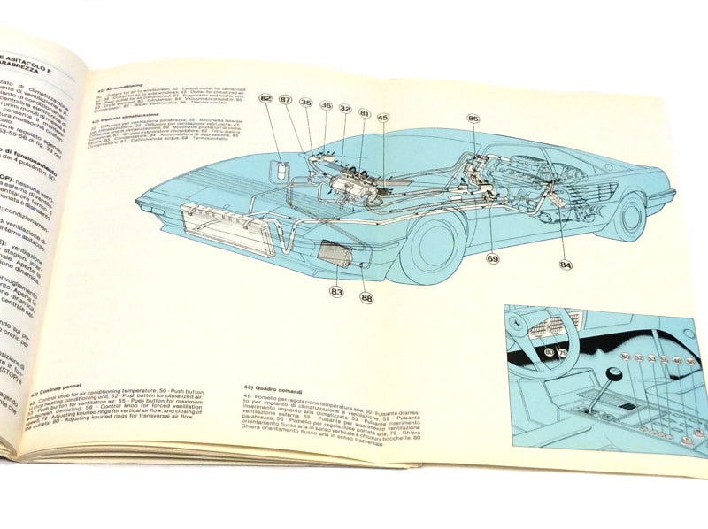 New OEM 1983 Ferrari Mondial QV U.S. Version Owners Handbook Manual Cat. 265/83