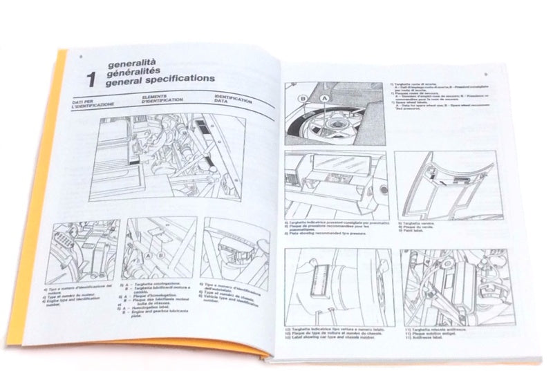 Reprinted 1986 Ferrari Testarossa Owners Manual Handbook Euro Spec