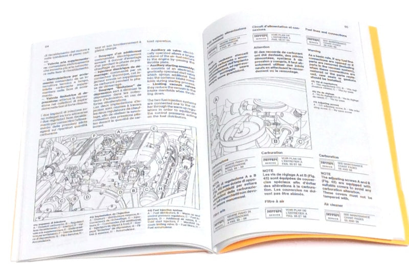 Reprinted 1986 Ferrari Testarossa Owners Manual Handbook Euro Spec