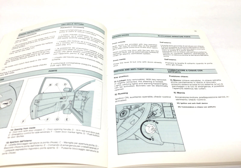 New OEM 1986-1987 Ferrari Mondial 3.2 USA Spec Owners Handbook Manual Cat. 397/85