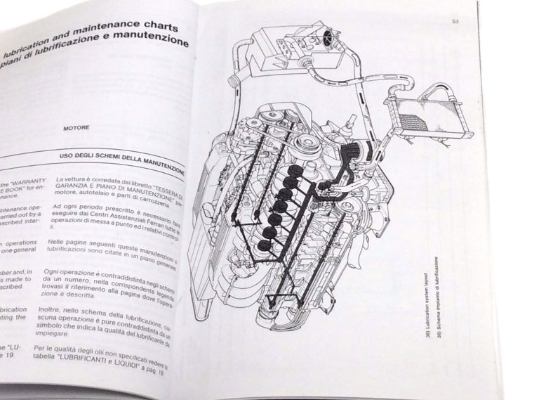 New Reprinted 1987 Ferrari Testarossa Owners Manual Handbook USA Spec