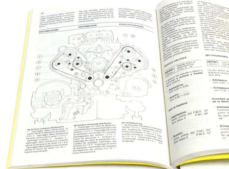 New Reprinted 1988 Ferrari 3.2 Mondial  Owners Handbook Manual