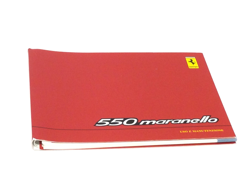 New OEM 1997 Ferrari 550 Maranello Euro Version 1st Ed Owners Handbook Manual - Cat. 1106/96