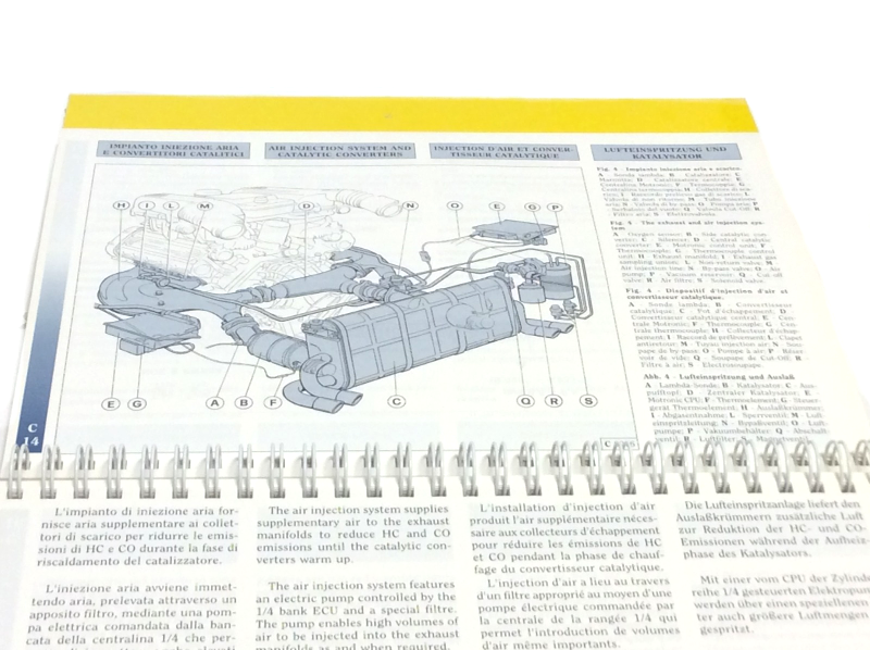 New OEM Ferrari F355 Spider Europe Owners Handbook Operating Manual, Cat # 1015/95