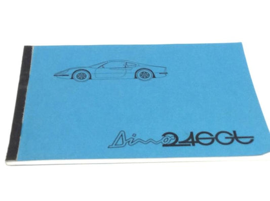 New Reprinted Ferrari Dino 246GT Mechanical Parts Manual Handbook