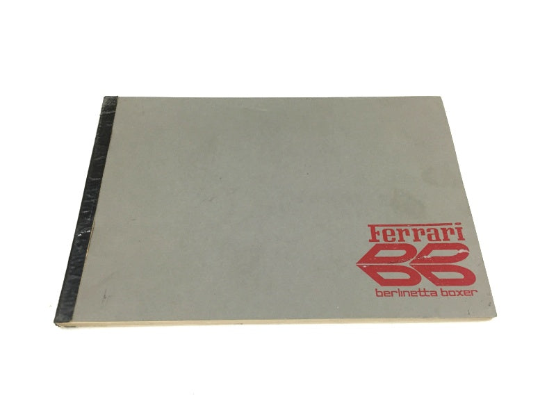 New Reprinted Ferrari 512 BB Berlinetta Boxer Mechanical Parts Catalog