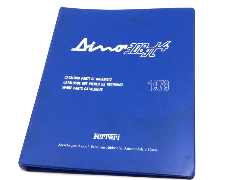 OEM 1979 Ferrari Dino 308 GT4 Parts Illustration Manual (Marparts Version)