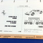 OEM 1980 Ferrari 308GTB - 308GTS European Version Parts Illustration Manual