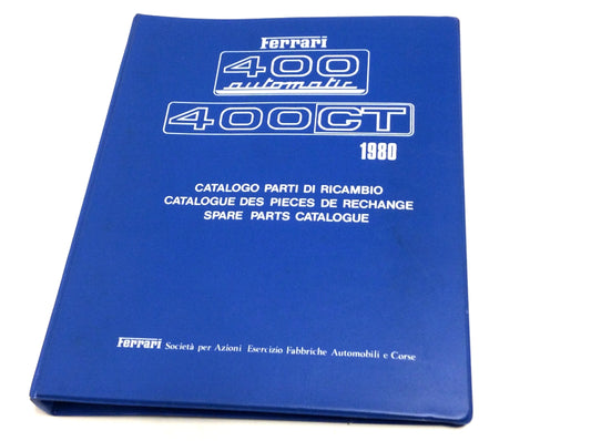 OEM 1980 Ferrari 400 GT - 400 GTA Parts Illustration Manual