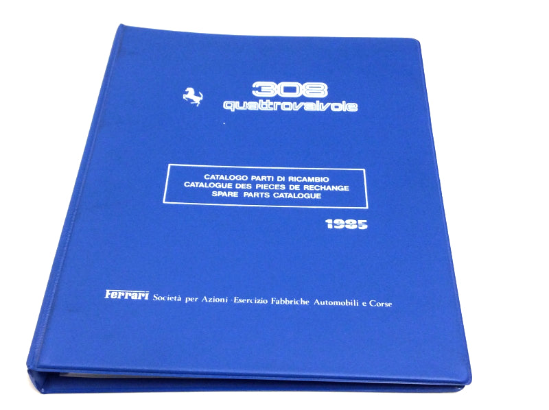 OEM 1985 Ferrari 308 QV Euro Version Parts Illustration Manual (Marparts Version)