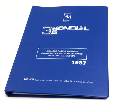 OEM 1987 Ferrari 3.2 Parts Illustration Manual Marparts Version