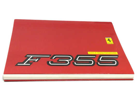 New OEM 1997 Ferrari F355 Europe Owners Handbook Operating Manual 1st Ed, Cat # 1144/96