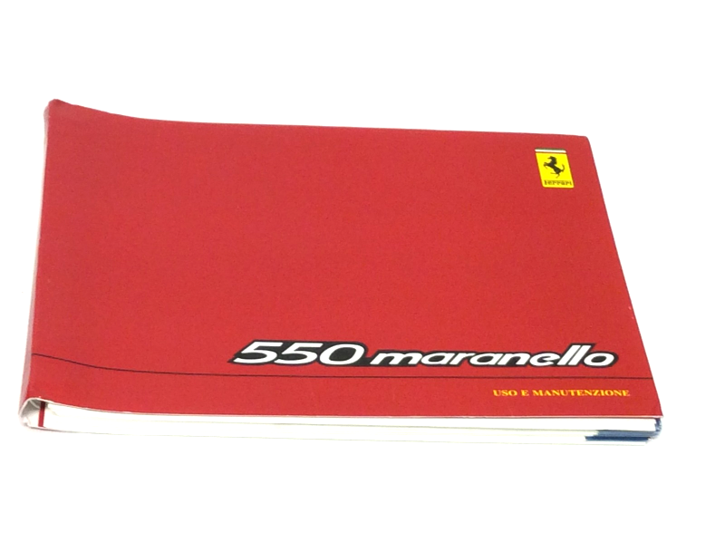 New OEM 1997 Ferrari 550 Maranello Euro Version 2nd Ed Owners Handbook Manual - Cat. 1163/97