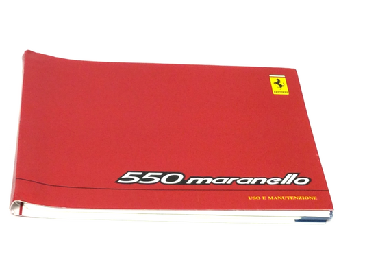 New OEM 1997 Ferrari 550 Maranello Euro Version 2nd Ed Owners Handbook Manual - Cat. 1163/97