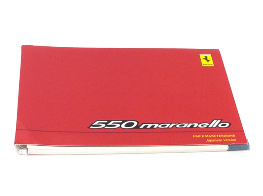 New OEM 1997 Ferrari 550 Maranello Japanese Version Owners Handbook Manual Cat. 1168/97