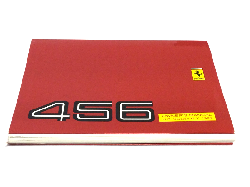 New OEM 1998 Ferrari 456MGTA USA Spec Owners Manual Handbook - Cat. 1191/97