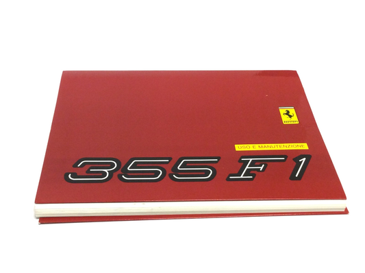 New OEM 1998 Ferrari 355 F1 European Owners Handbook Operating Manual 2nd Ed, Cat # 1234/97