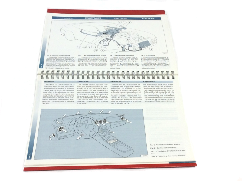 New OEM 1998 Ferrari 456MGTA 1st Edition Owners Manual Handbook - Cat. 1313/98