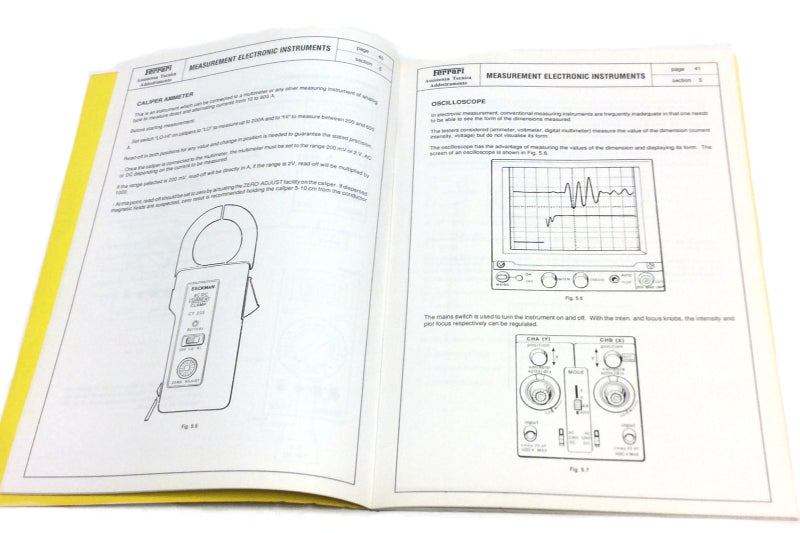 OEM 1989 Ferrari Concepts & Practical Applications Electronics Manual, Cat #555/89 (English)