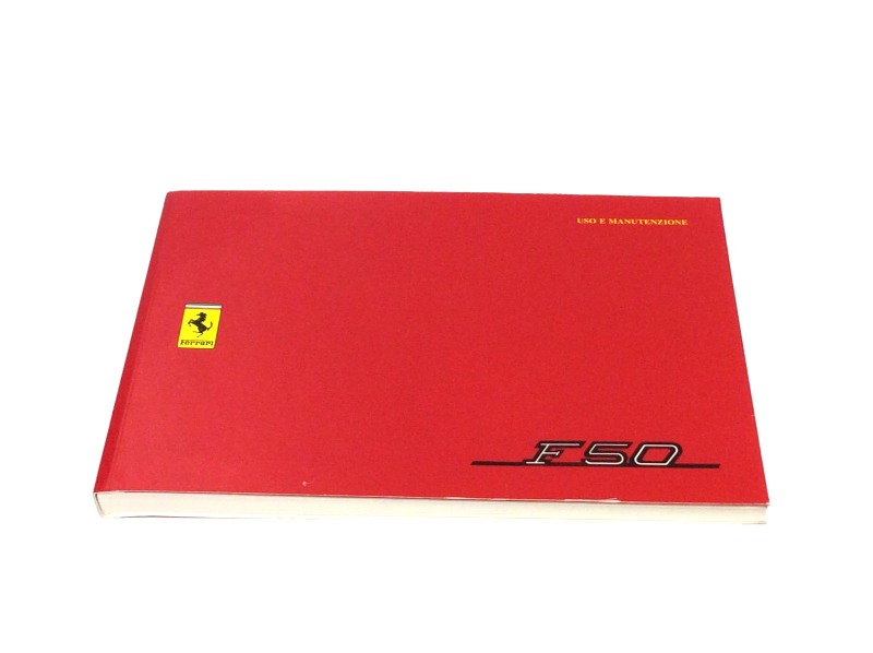 New OEM Ferrari F50 Europe Owners Handbook Operating Manual 2nd Ed, Cat # 1011/95