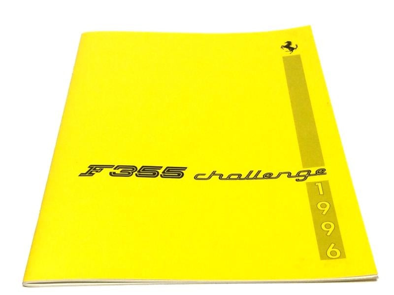 New OEM 1996 Ferrari F355 Challenge Factory Parts, Technical Workshop Illustrations Manual – Cat. 1054A/96