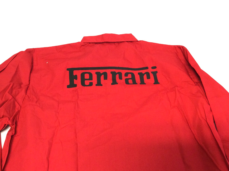 New OEM Ferrari Factory TOMA Branded Workers Uniform Red Shirt - Size 46-52 ( S -M)