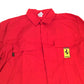 New OEM Ferrari Factory TOMA Branded Workers Uniform Red Shirt - Size 46-52 ( S -M)