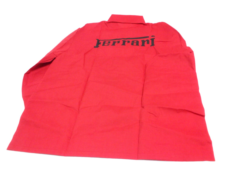 New OEM Ferrari Factory TOMA Branded Workers Uniform Red Shirt - Size 46-52 ( S -M)