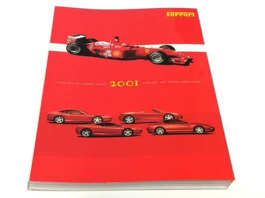 New OEM 2001 Ferrari Campione Del Mondo Construttori Yearbook