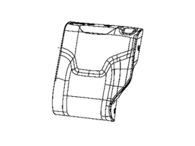 New 2019-2020 Fits Chrysler Renegade Cover-Front Seat Back - Part # 6SJ20LTUAA