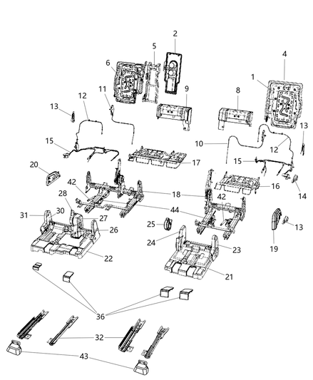 Cover Recliner Left Inner