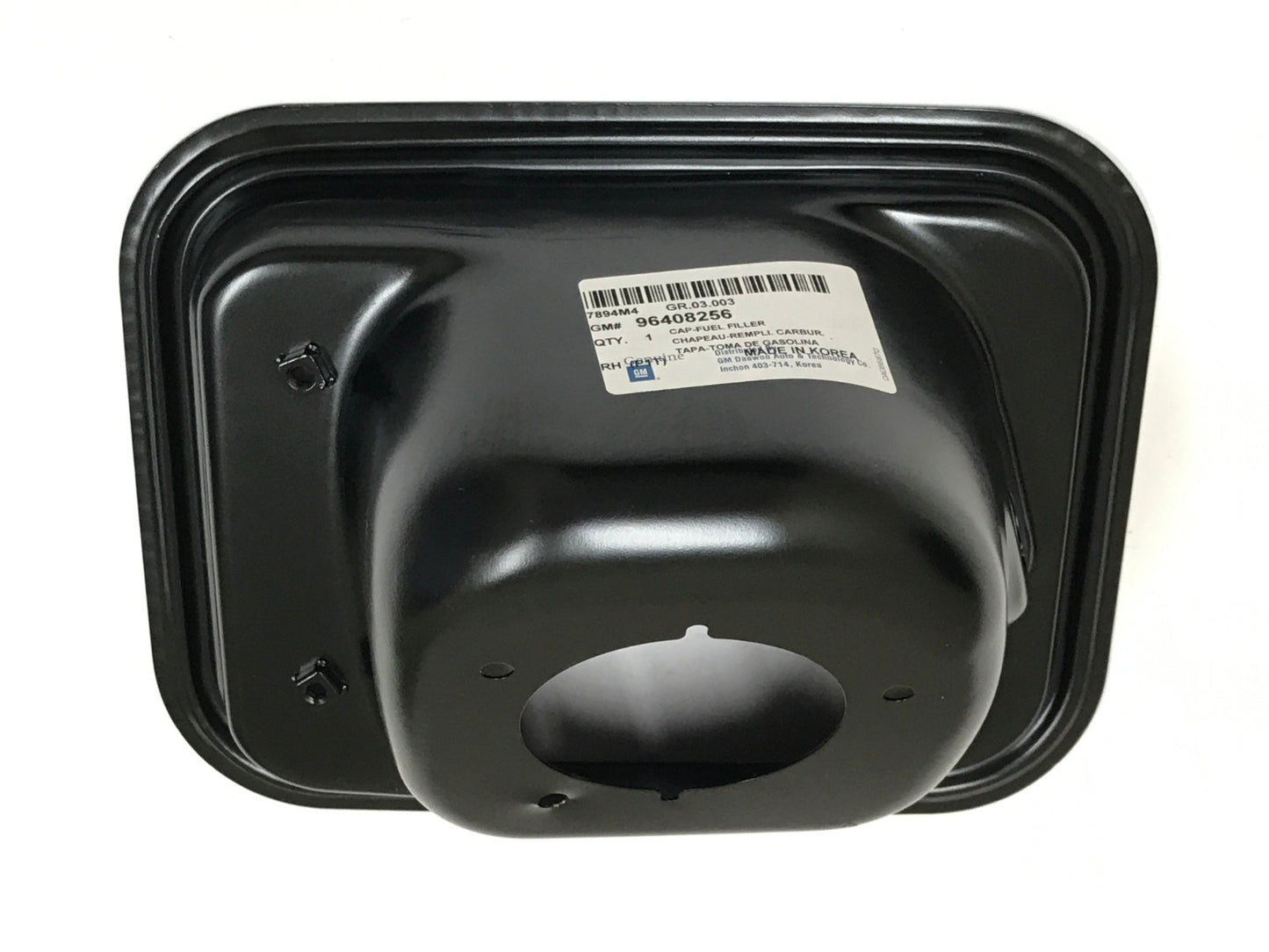 New OEM 2005-2006 Chevrolet Aveo Fuel Tank Filler Neck Pocket, Part # 96408256