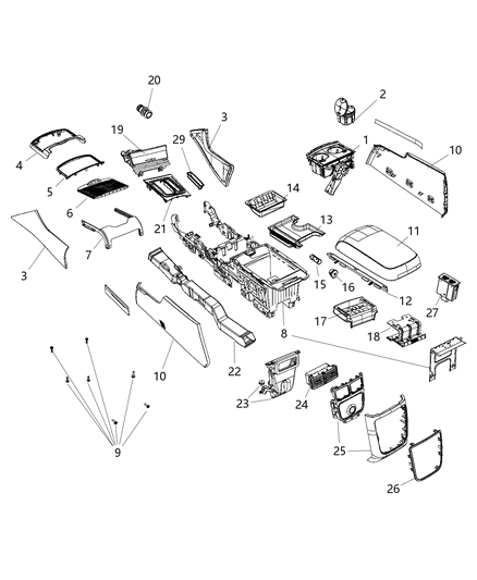 Armrest Console