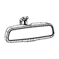 New 2013-2015 Fits Chrysler 1500 Interior Inside Rear View Mirror - Part # 68104884AA