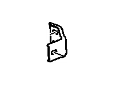 Bracket, Folding Top Compartment