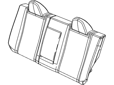 Panel Rear Seat Back Foam And Cover