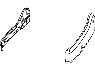 New 2010 Fits Chrysler Sebring Shield-Seat Cushion - Part # 1HL97ZJ3AD